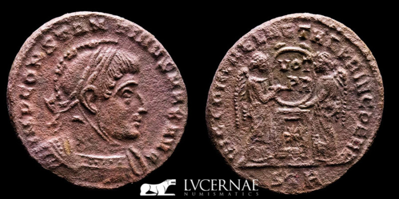 Roman Empire - Constantine I (306-337 A.D.), AE Follis.
(2,19 g, 17 mm.)

IMP CO...