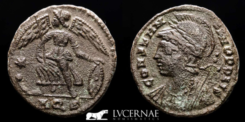 Roman Empire - Constantinopolis - Commemorative AE follis (2.45 g. 18 mm.) Aquil...