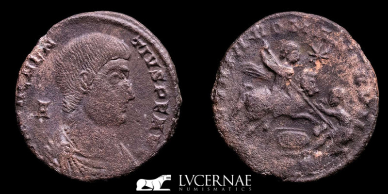 Roman Empire. - Magnentius (AD 351-353) Æ Maiorina (5.05 g., 23 mm.) 

D N MAGNE...