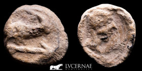 Roman Republic Lead Monetiform lead 3,65 g. 14 mm. Hispania II-I B.C. gVF