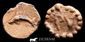 Roman Republic Lead Monetiform lead 3,05 g. 15 mm. Hispania II-I B.C. gVF