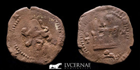 Felipe II, 2 Maravedís 3,11 g. 23 mm. Toledo, minted before 1591