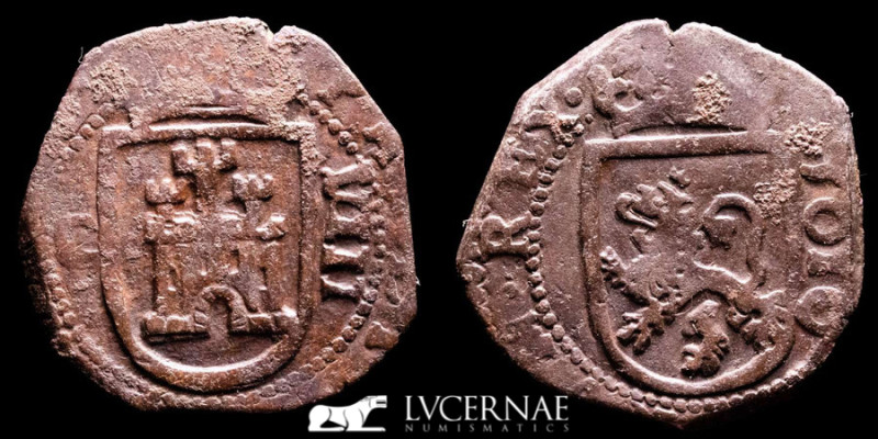 Spain - Felipe III, 8 maravedis, bronze coin (4,91 g. 24 mm) minted in Cuenca (S...