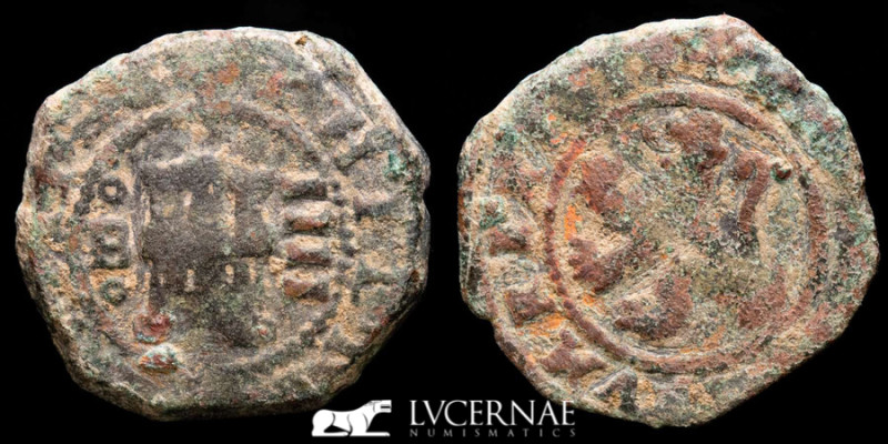 Spain - Felipe IV (1621-1665) 

4 maravedís. Burgos, 1621-1626.

Calico 180-185 ...