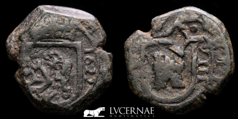 Spain - Philip IV. 

8 Maravedis bronze, 1622 

8.45 g, 23 mm.

gVF.