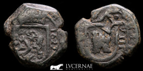 Felipe IV Bronze 8 Maravedies 8.45 g., 23 mm. Granada 1622 Good very fine