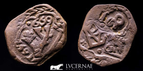Felipe IV bronze 8 maravedis 4.50 g. 23 mm. - 1652-1659 gVF