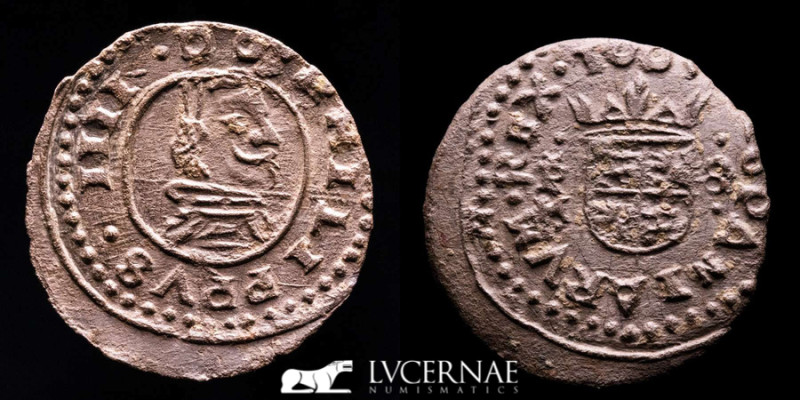 Felipe IV (1621-1665). 8 maravedis, silvered billon (1,84 g. 22 mm.). Minted in ...