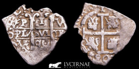 Carlos II - 1665-1670 Silver 1 Real 2,01 g. 20 mm Potosi 1690 Good very fine (MBC)