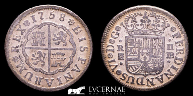 Spain - Fernando VI (1746-1759) 

Silver 2 Reales (5.77 g, 26 mm.). Minted in Ma...