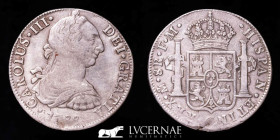 Carlos III (1759-1788) Silver 8 Reales 26,80 g. 39 mm. México 1788 FM Good very fine