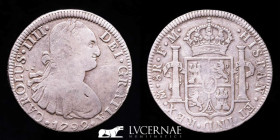 Carlos IV Silver 8 Reales 26,77 g., 40 mm. Mexico 1792 FM gVF