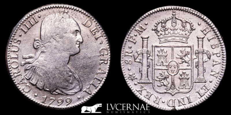 Spain - Carlos IV (1788 - 1808), 8 silver reales minted in the year 1799, in the...
