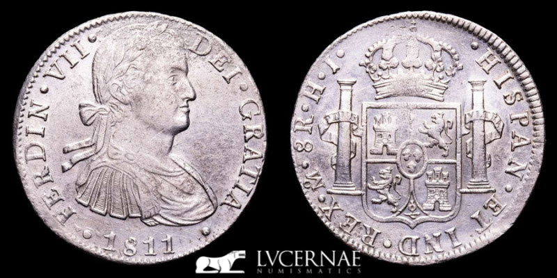 Spain - Fernando VII (1813 - 1833) 

Silver 8 reales 1811- Mexico (Mo) H·J.
26,9...