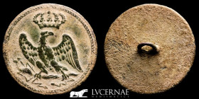 Napoleonic War - French bronze Military Button 3.79 g. 26 mm. Paris 1808-1814 gVF