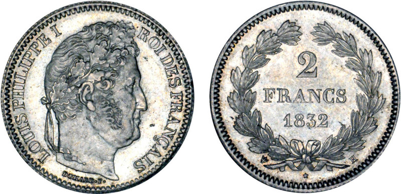 2 FRANCS
2 FRANCS Louis-Philippe I
1832 H - SPL 60 (SUP+)
infime paille


...