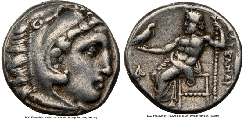 MACEDONIAN KINGDOM. Alexander III the Great (336-323 BC). AR drachm (16mm, 11h)....