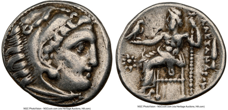 MACEDONIAN KINGDOM. Alexander III the Great (336-323 BC). AR drachm (17mm, 11h)....