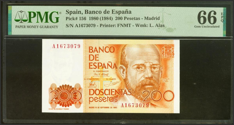 200 Pesetas. 16 de Septiembre de 1980. Serie A. (Edifil 2023: 480a, Pick: 156). ...