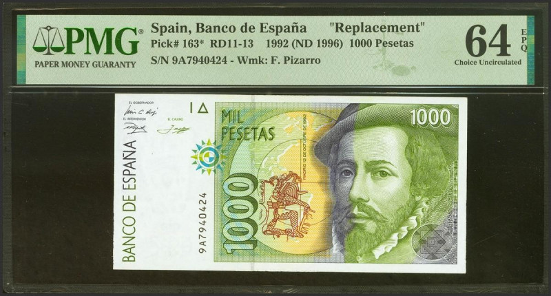 1000 Pesetas. 12 de Octubre de 1992. Serie especial 9A. (Edifil 2023: 483c, Pick...