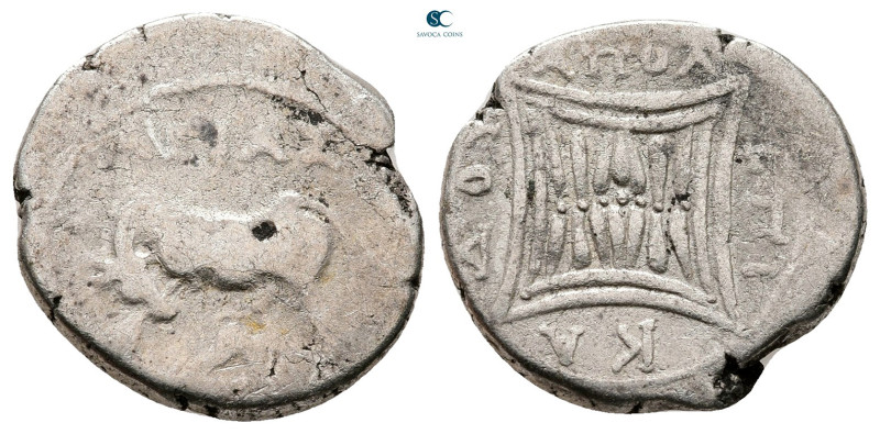 Illyria. Apollonia circa 229-100 BC. 
Drachm AR

18 mm, 3,02 g



Nearly ...