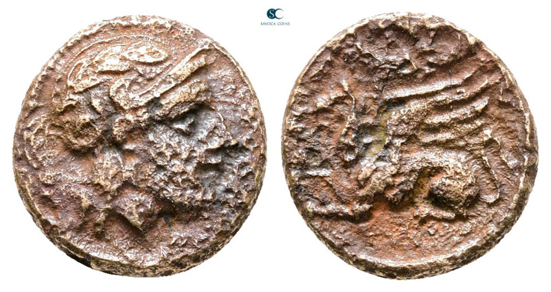 Troas. Assos circa 400-241 BC. 
Bronze Æ

11 mm, 1,30 g



Fine