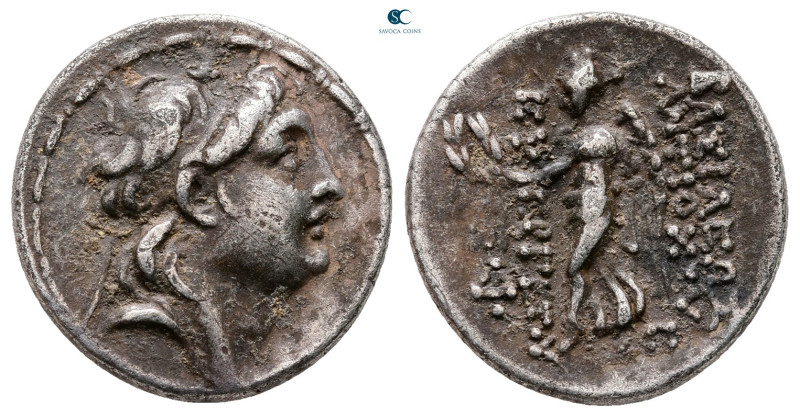 Seleukid Kingdom. Uncertain mint. Antiochos VII Euergetes 138-129 BC. 
Drachm A...