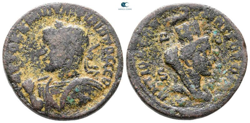 Seleucis and Pieria. Antioch. Philip II AD 247-249. 
Bronze Æ

30 mm, 16,18 g...