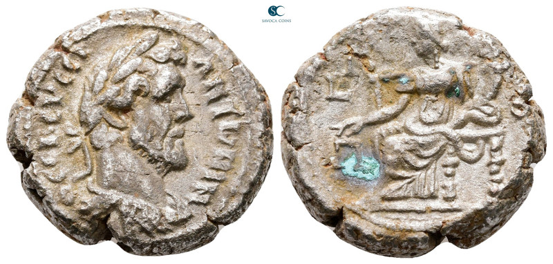 Egypt. Alexandria. Antoninus Pius AD 138-161. 
Billon-Tetradrachm

23 mm, 12,...