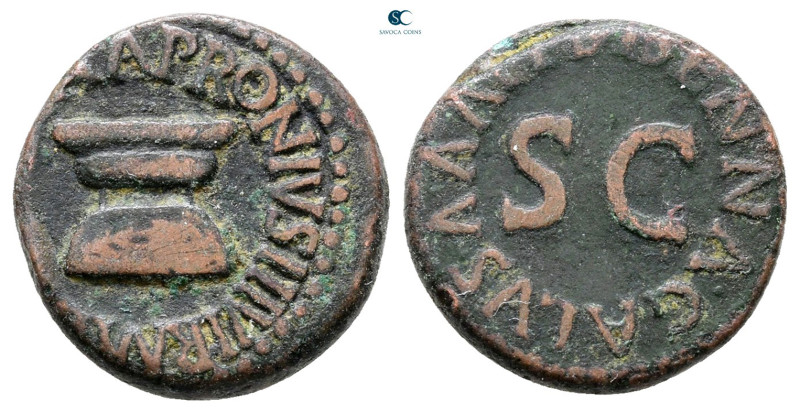 Augustus 27 BC-AD 14. Rome
Quadrans Æ

16 mm, 2,99 g



Very Fine