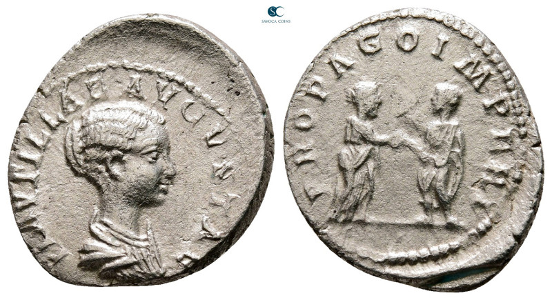 Plautilla. Augusta AD 202-205. Rome
Denarius AR

21 mm, 3,49 g



Very Fi...