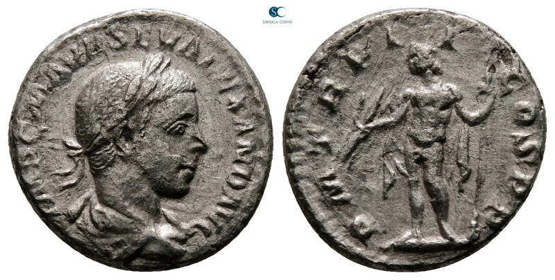 Severus Alexander AD 222-235. Rome
Denarius AR

18 mm, 3,41 g



Very Fin...