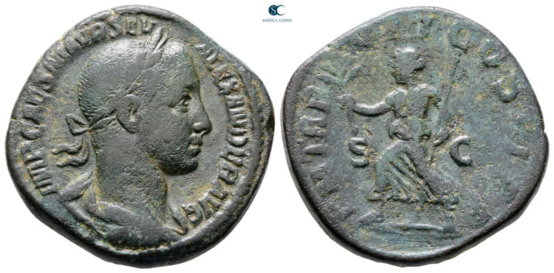 Severus Alexander AD 222-235. Rome
Sestertius Æ

32 mm, 24,40 g



Very F...