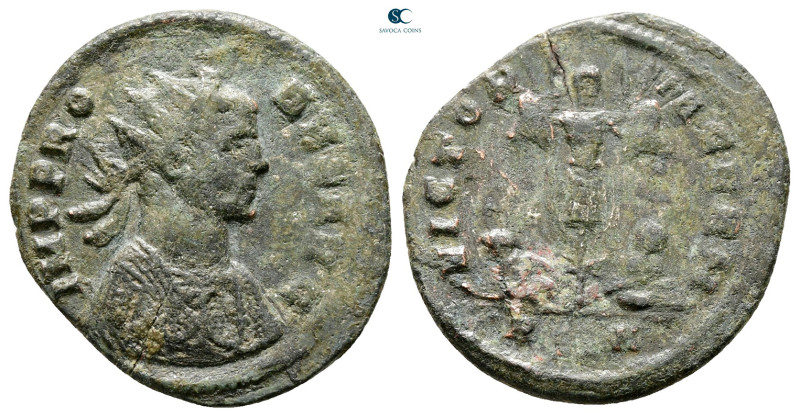 Probus AD 276-282. Rome
Antoninianus Æ

23 mm, 3,53 g



Fine