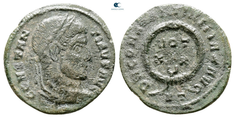 Constantine I the Great AD 306-337. Ticinum
Follis Æ

19 mm, 2,27 g



Fi...