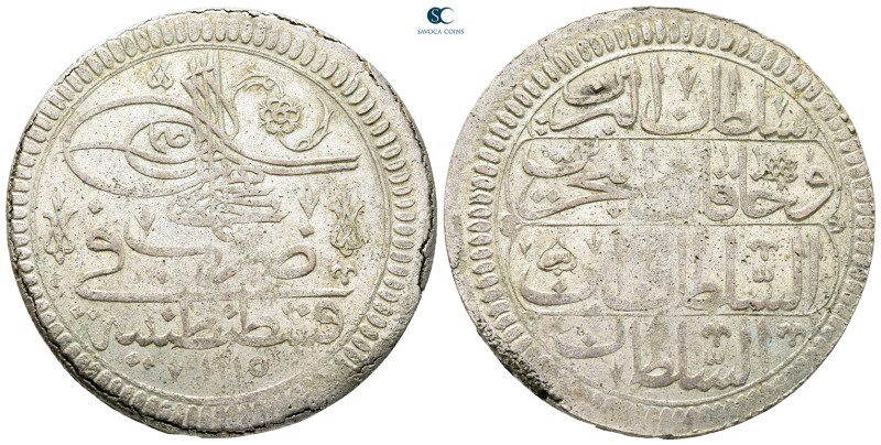 Ottoman. Qustantiniya (Constantinople) AH 1115-1143. Ahmed III , struck AH 1115...