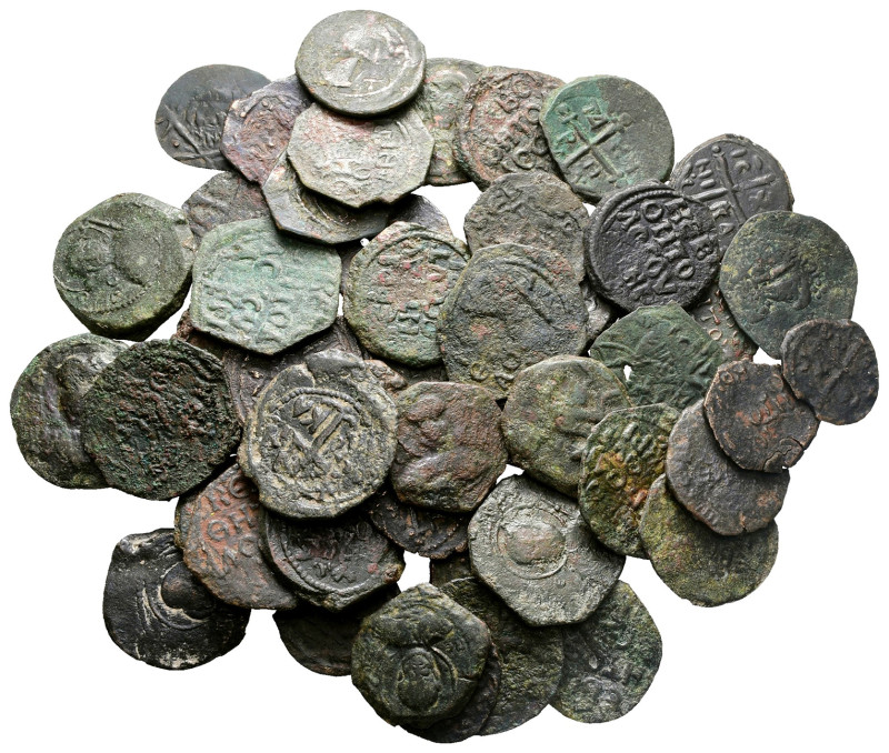 Lot of ca. 50 medieval bronze coins / SOLD AS SEEN, NO RETURN! 

Fine