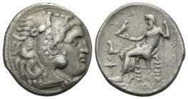 KINGS OF THRACE. Lysimachos, 305-281 BC. Tetradrachm (Silver, 28.12 mm, 16.82 g) struck circa 299/8-297/6 BC, in the name and types of Alexander III (...
