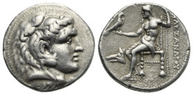 KINGS OF MACEDON. Alexander III 'the Great', 336-323 BC. Tetradrachm (Silver, 26.87 mm, 17.03 g). Uncertain mint of Phoenicia or Syria, struck under A...