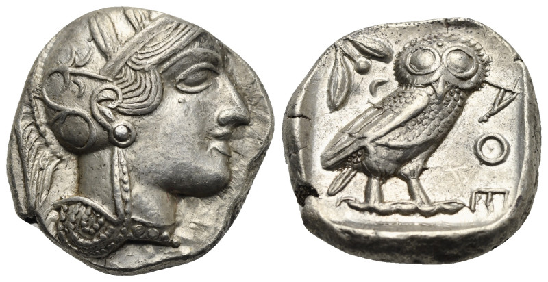 ATTICA. Athens. Circa 454-404 BC. Tetradrachm (Silver, 26.10 mm, 17.16 g). Head ...