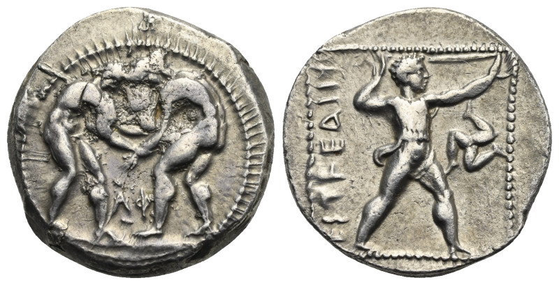 PAMPHYLIA. Aspendos. Circa 380/75-330/25 BC. Stater (Silver, 23.04 mm, 10.79 g) ...