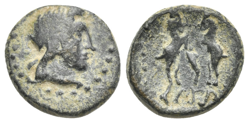 PISIDIA. Sagalassos. Circa 100-27 BC. Bronze (Ae, 15.79 mm, 2.73 g). Laureate he...