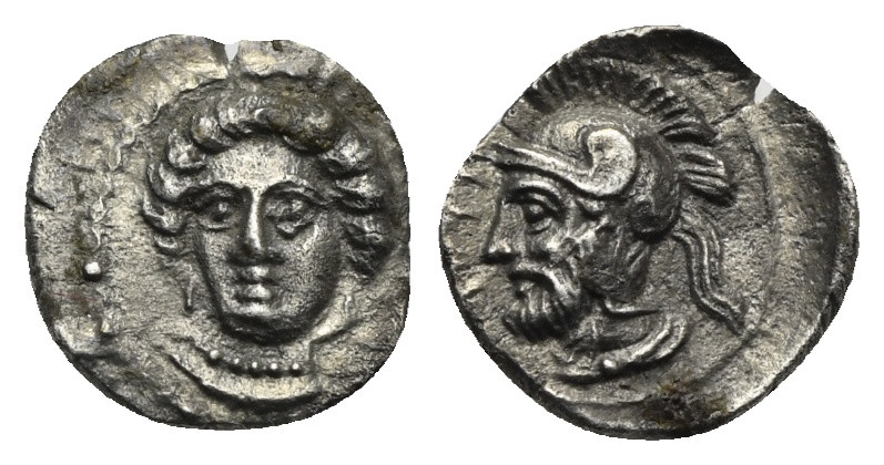 CILICIA. Tarsos. Time of Pharnabazos and Datames, circa 380-360 BC. Obol (Silver...