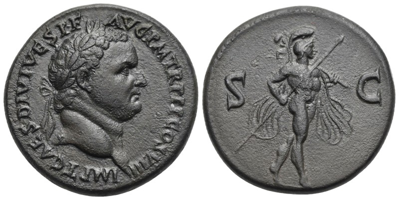 Titus, 79-81. Sestertius (Ae, 34.34 mm, 25.73 g) uncertain mint, Rome or Thrace,...