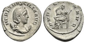 Herennia Etruscilla, Augusta, (wife of Trajan Decius), 249-251. Antoninianus (Silver, 23.23 mm, 4.49 g). Rome, 250-251. HER ETRVSCILLA AVG Diademed an...