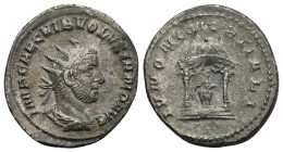 Volusian, 251-253. Antoninianus (Silver, 21.00 mm, 3.70 g). Rome, circa 251-252. IMP CAE C VIB VOLVSIANO AVG Radiate, draped and cuirassed bust of Vol...