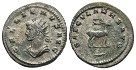 Gallienus, 253-268. Antoninianus (Billon, 21.62 mm, 4.08 g). Antioch, circa 264-265. GALLIENVS AVG Radiate, draped and cuirassed bust of Gallienus to ...