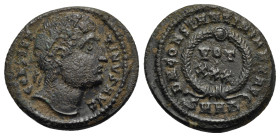 Constantinus I, 307/310-337. Follis (Ae, 20.26 mm, 3.58 g) Heraclea, 4th officina, circa 327-329. CONSTAN TINVS AVG Head of Constantinus the Great rig...