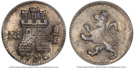 Charles IV 1/4 Real 1796-NR MS61 PCGS, Nuevo Reino mint, KM63, Restrepo-75.1. The inaugural year for this lovely little "cuartilla" type from Colombia...