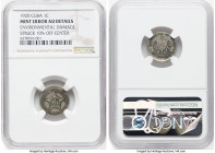 Republic Mint Error - Struck 10% Off Center Centavo 1920 AU Details (Environmental Damage) NGC, Philadelphia mint, KM9.1. HID09801242017 © 2024 Herita...